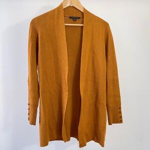 Cyrus Women's Open Front Cardigan - Burnt OrangeSize XS
